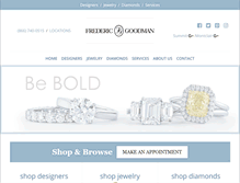 Tablet Screenshot of goodmanjewelers.com
